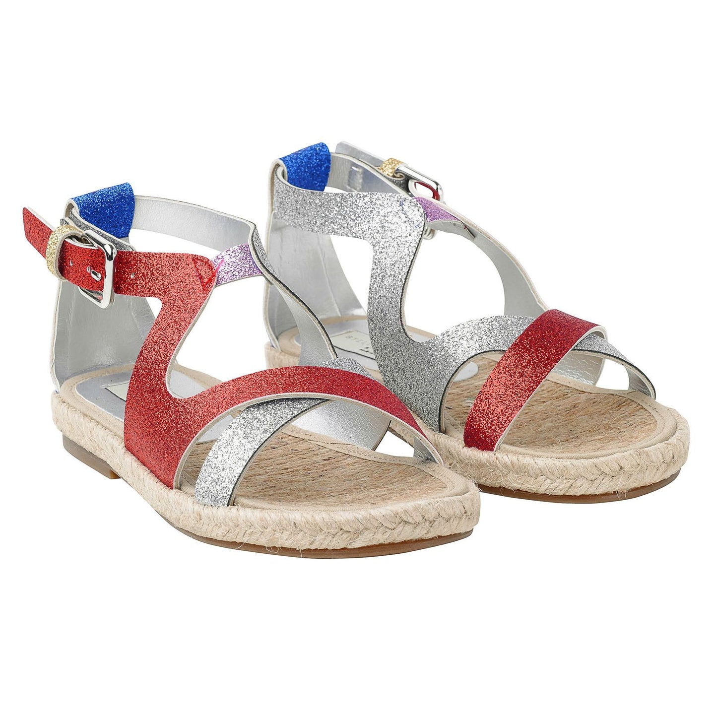 Girls Multicolor Buckle Strap Sandals