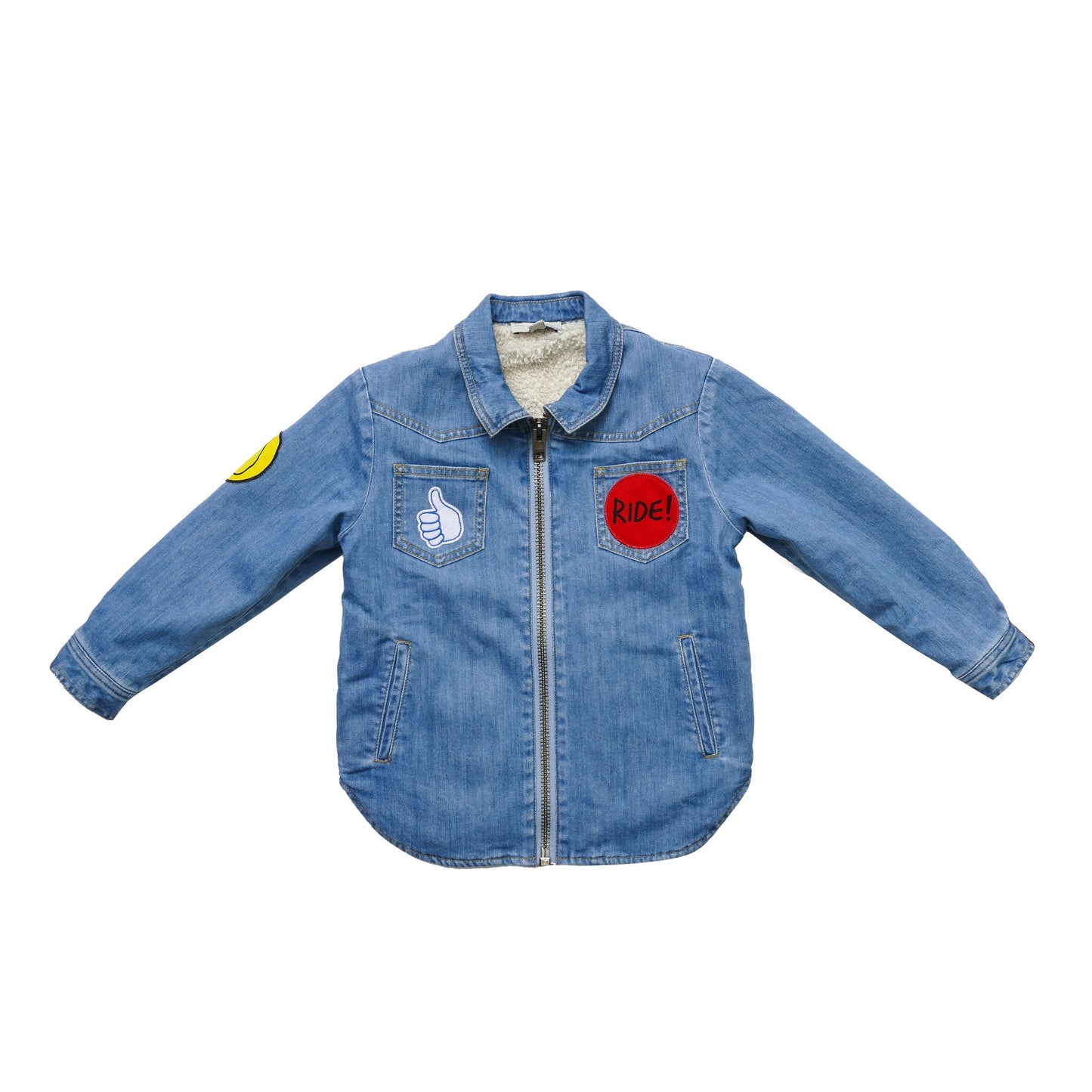 Boys & Girls Blue Denim 'Merle' Shirt