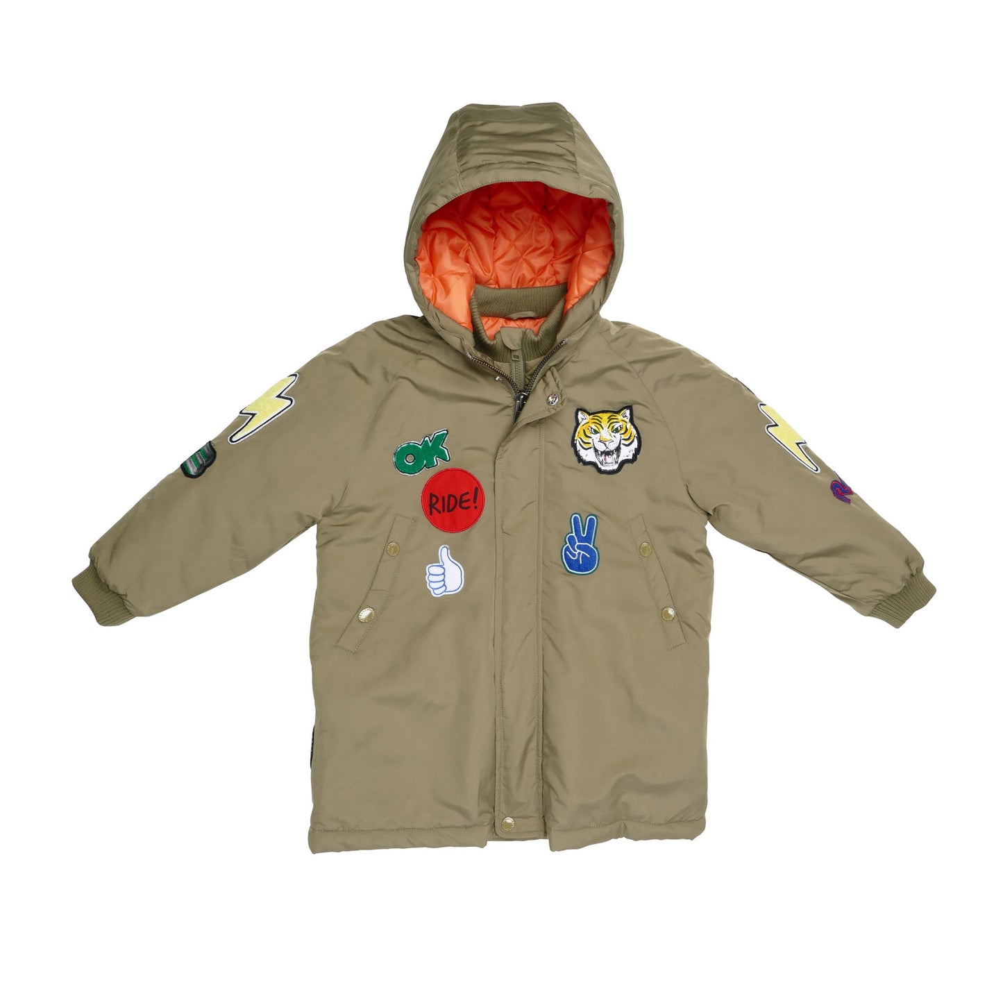 Boys & Girls Brown Hooded 'Stan' Jacket