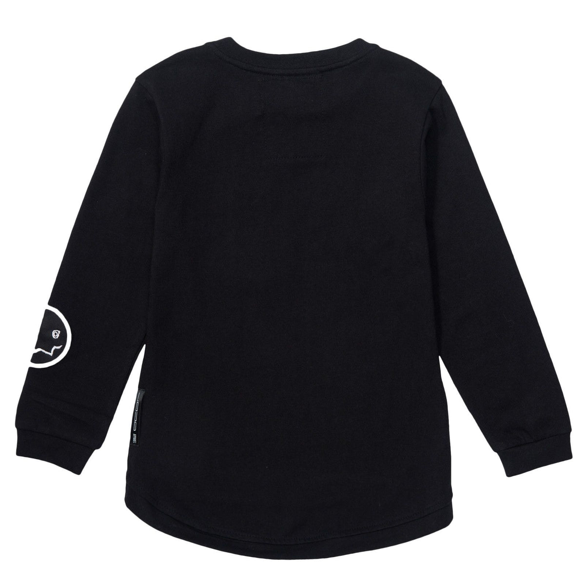 Boys&Girls Black T-Shirt With White Printed X Tears Face