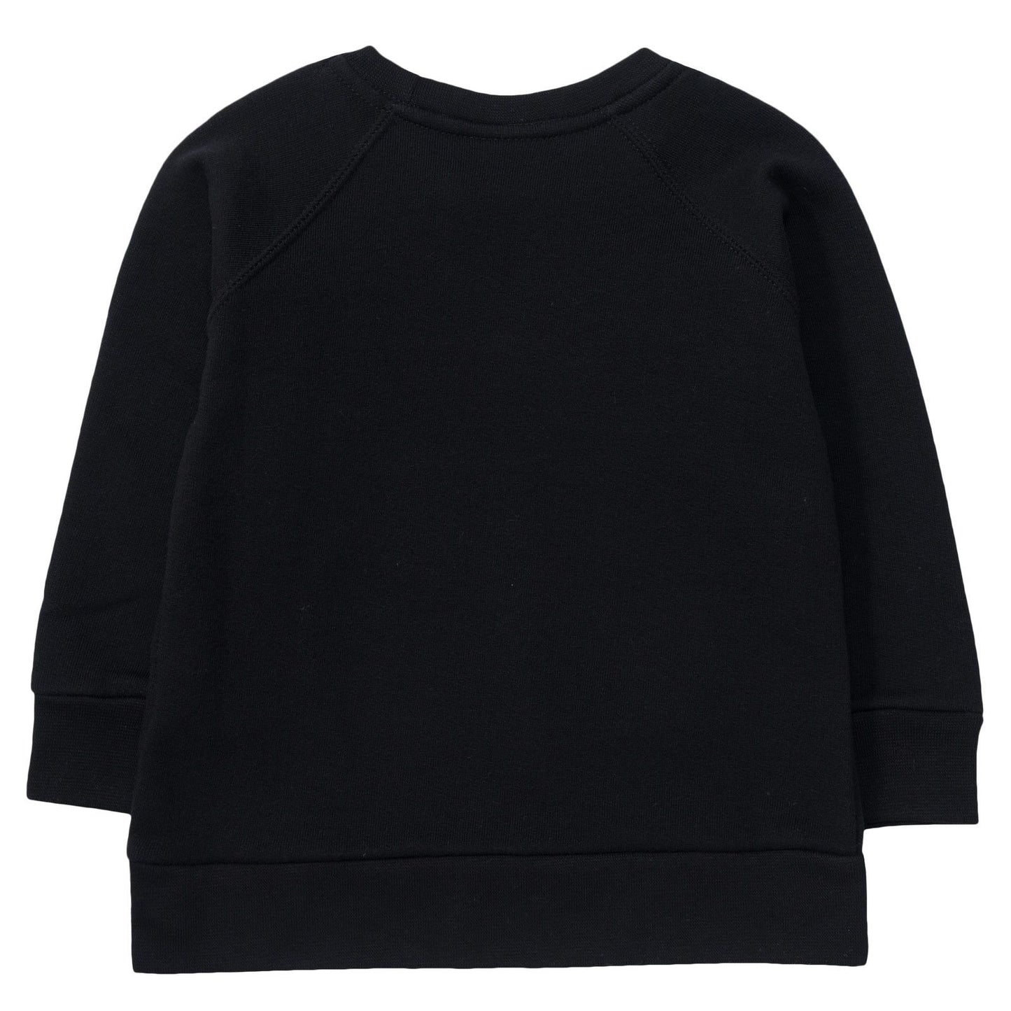 Boys&Girls Black Mouth Printed Logo Sweatshirt
