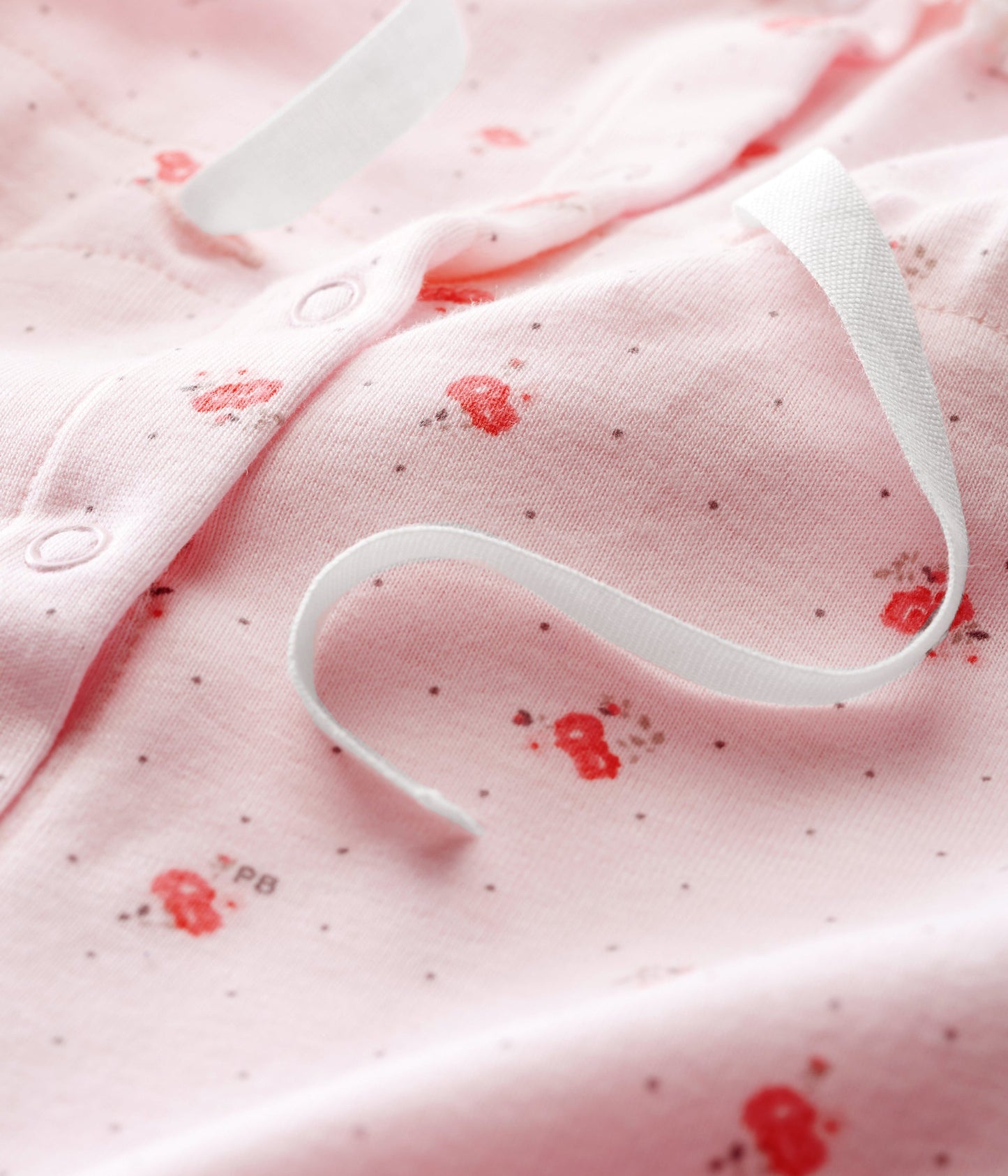 Baby Girls Pink Cotton Babysuits