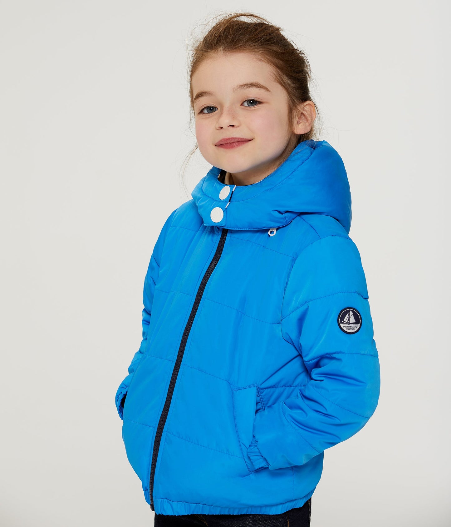 Boys & Girls Blue Double Sided Coat