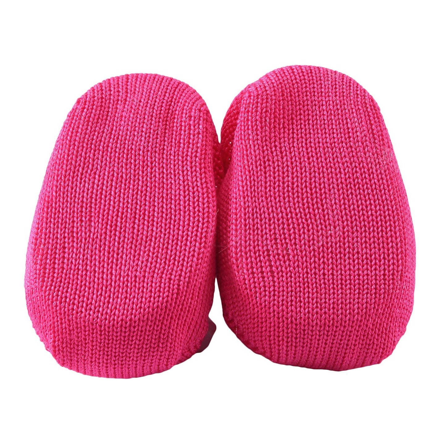 Baby Red Knitted Cotton Rose Shoes&Hair Band Gift Set