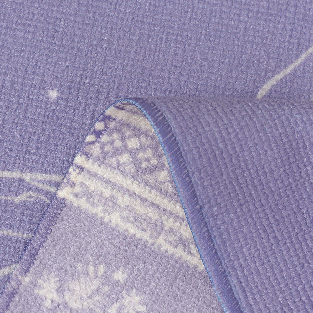 紫色芭蕾舞印花游泳毛巾(80x40cm)