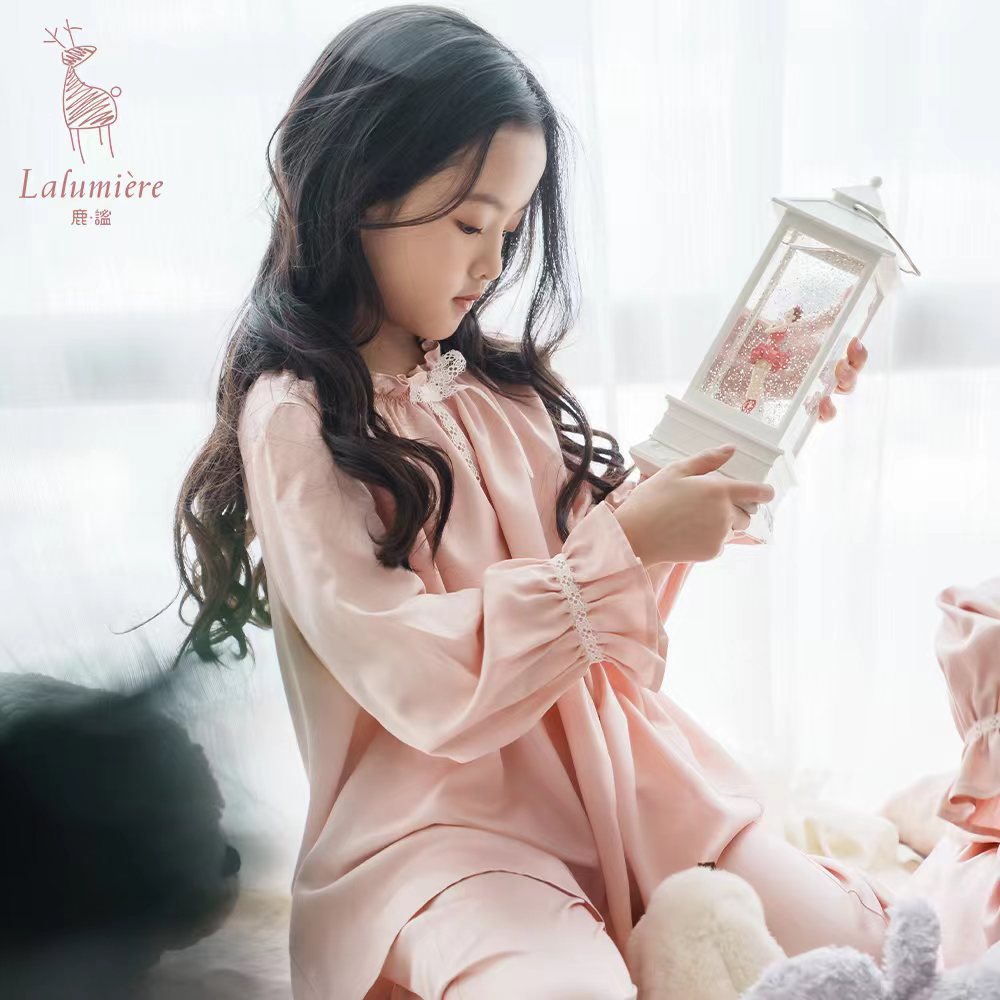 粉色梦幻公主家居服两件套