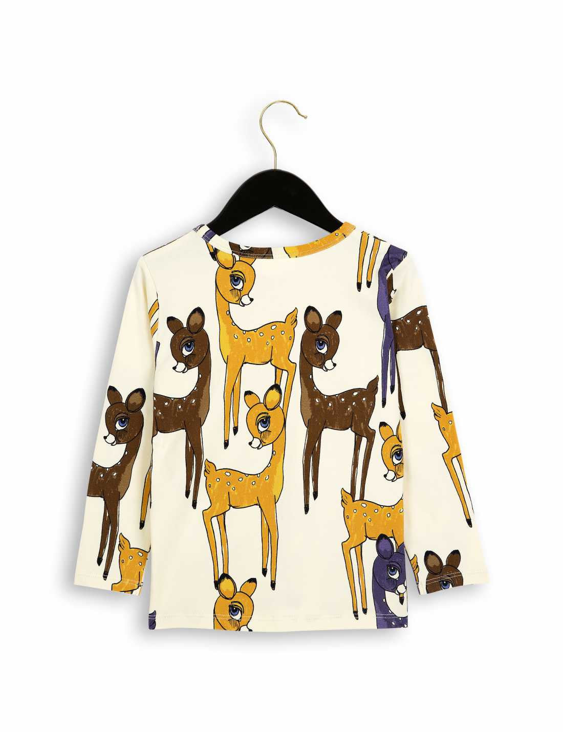 Boys&Girls Ivory & Brown Deer Organic Cotton T-Shirt