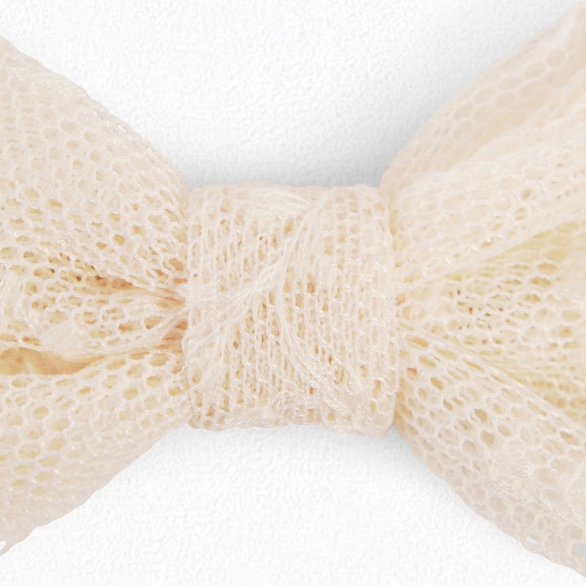Girls Beige Bow Knot Hair Slide