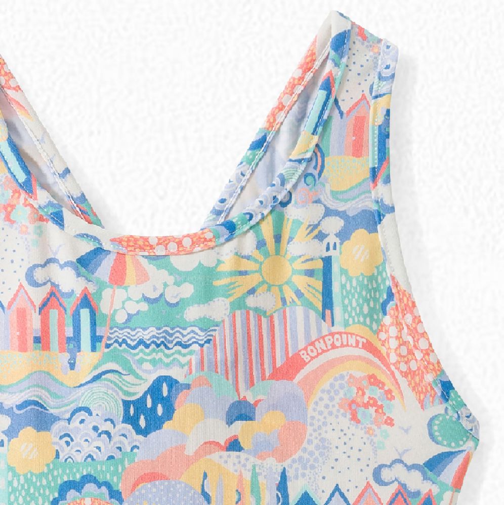 Girls Multicolor Swimsuit