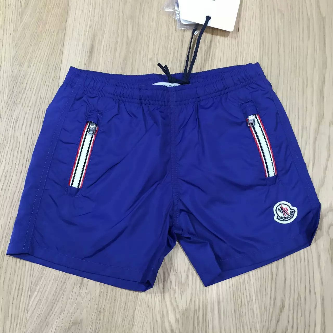 Baby Boys Blue Beach Wear Logo Short