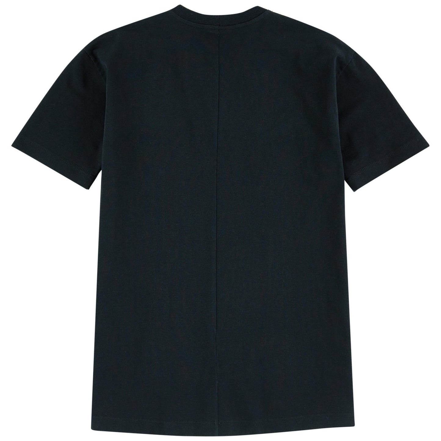 Boys & Girls Black Cotton T-shirt