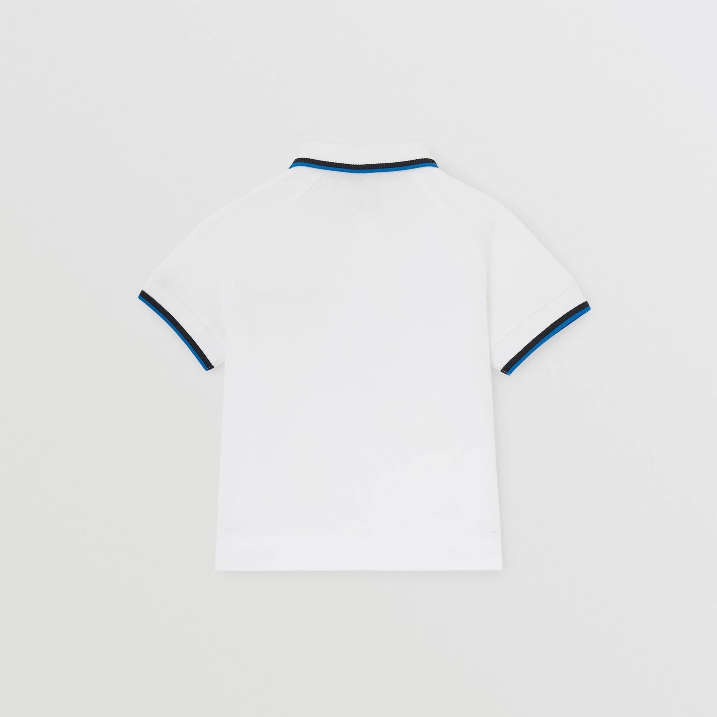 男婴白色Logo棉Polo衫