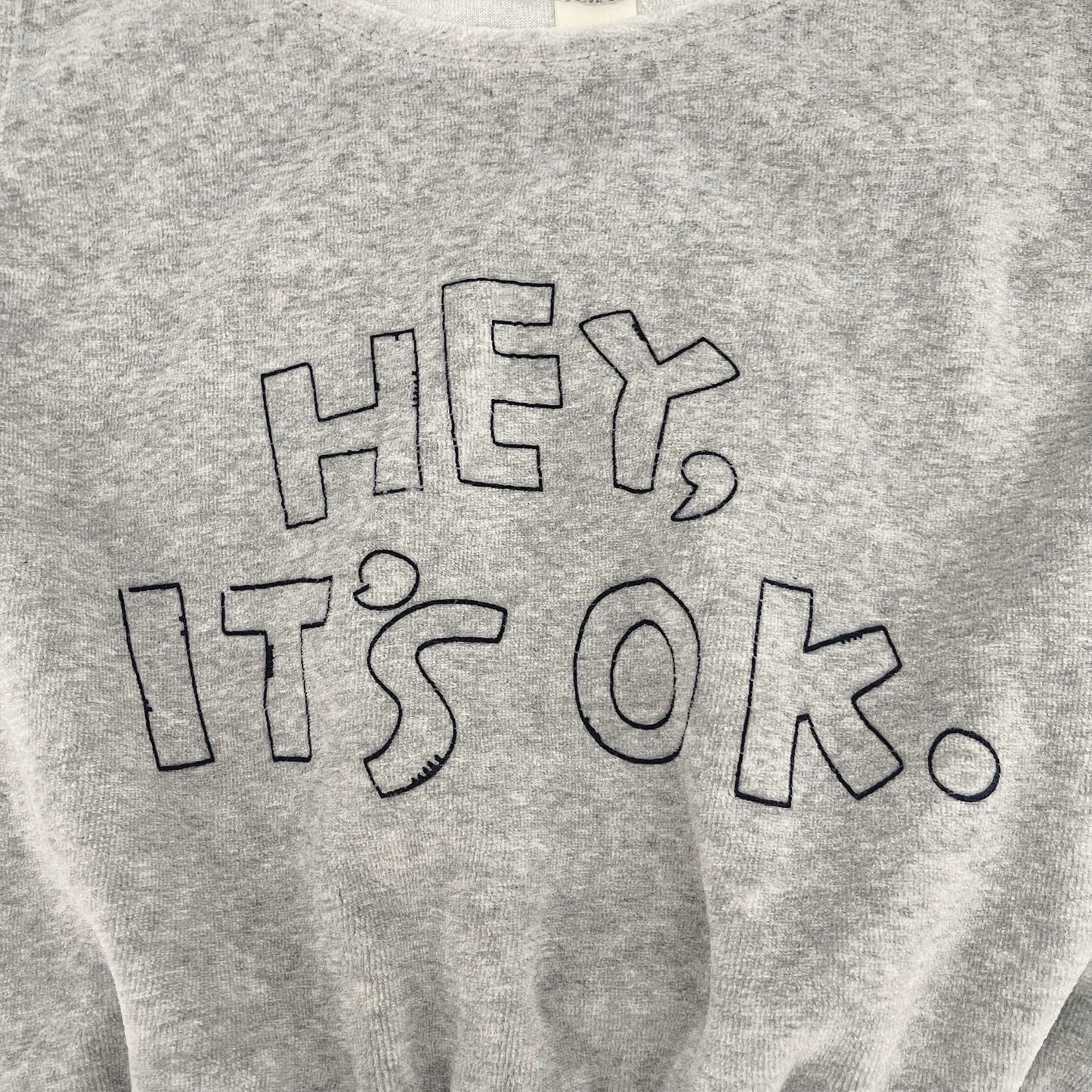 女童灰色Logo背心