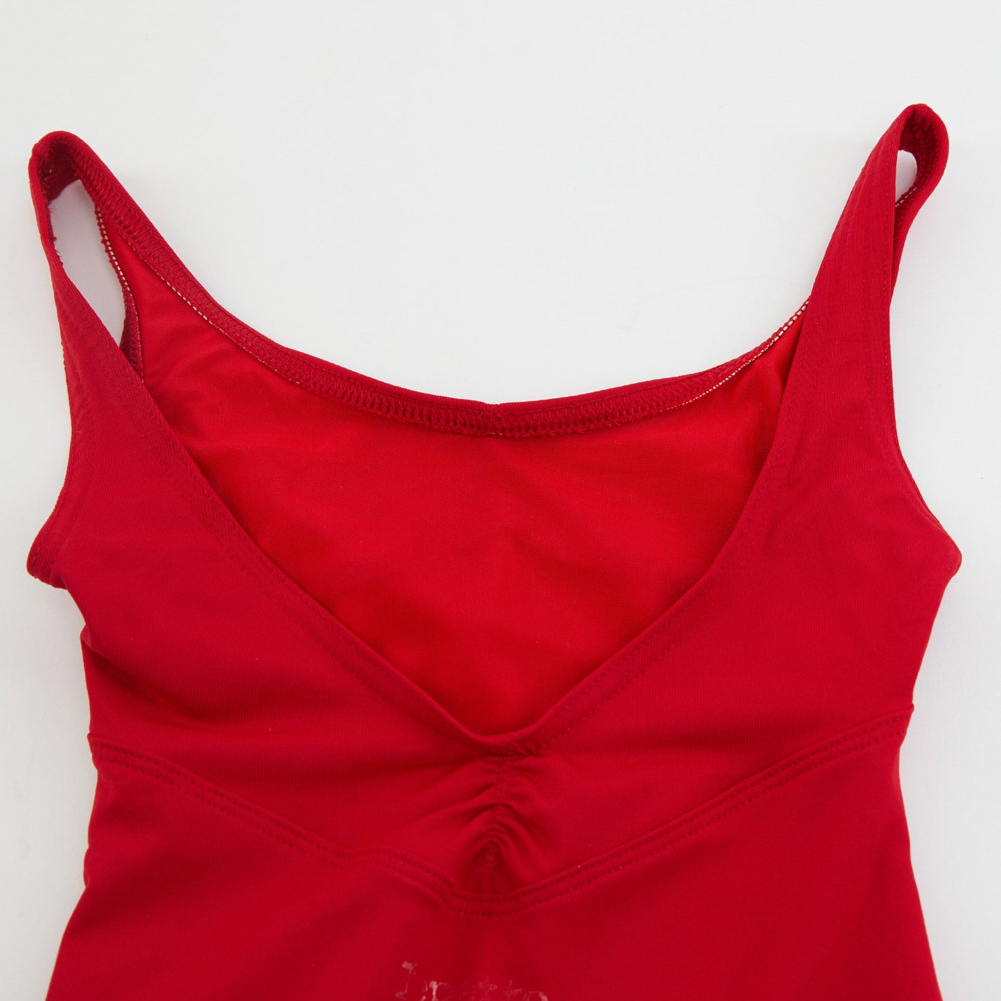 女童红色芭蕾舞连体衣