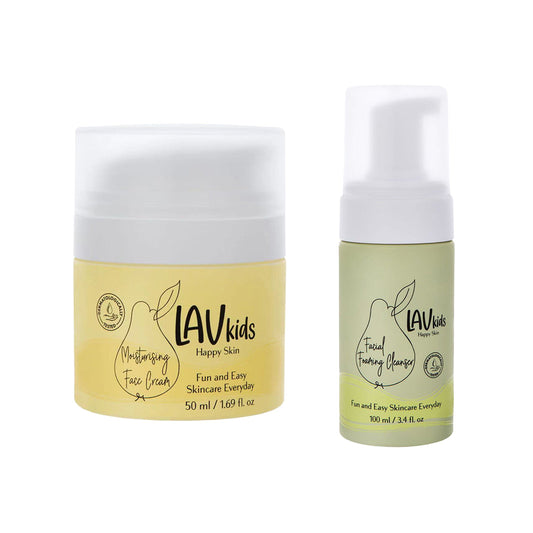 儿童多维保湿面霜50ml &儿童氨基酸洁面慕斯100ml