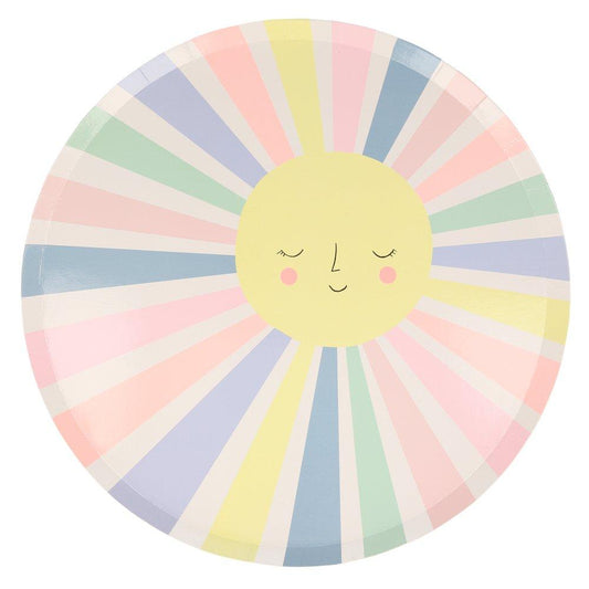 彩虹太阳晚餐盘 (12个装)