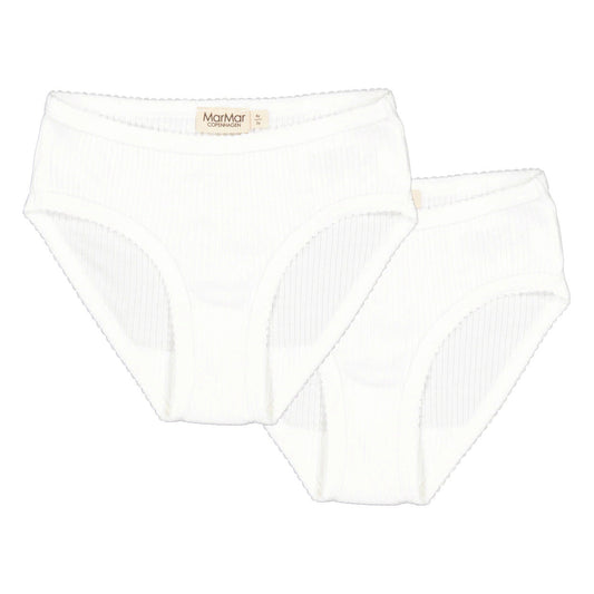 女童白色内裤套装 (2件)