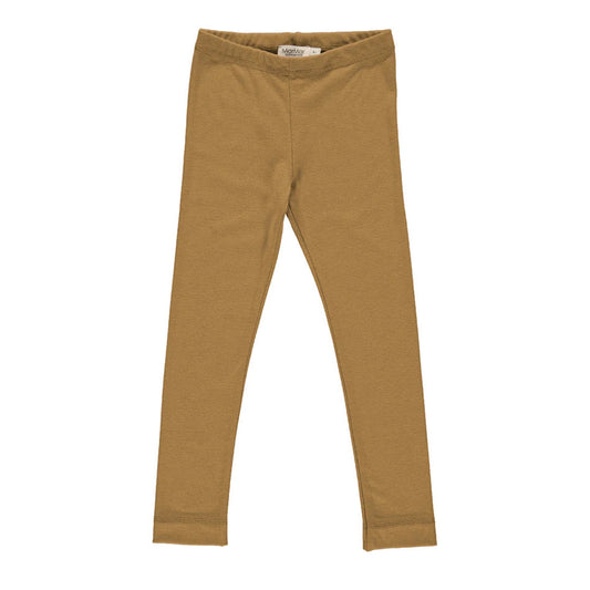 儿童芥末黄打底裤