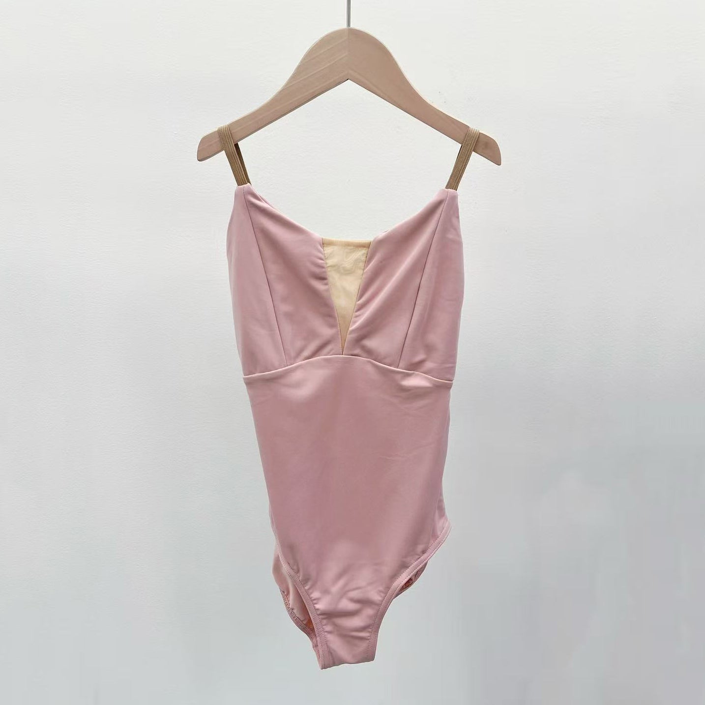 女童玫瑰粉芭蕾舞连体衣(DAD1930MP/tea rosa)