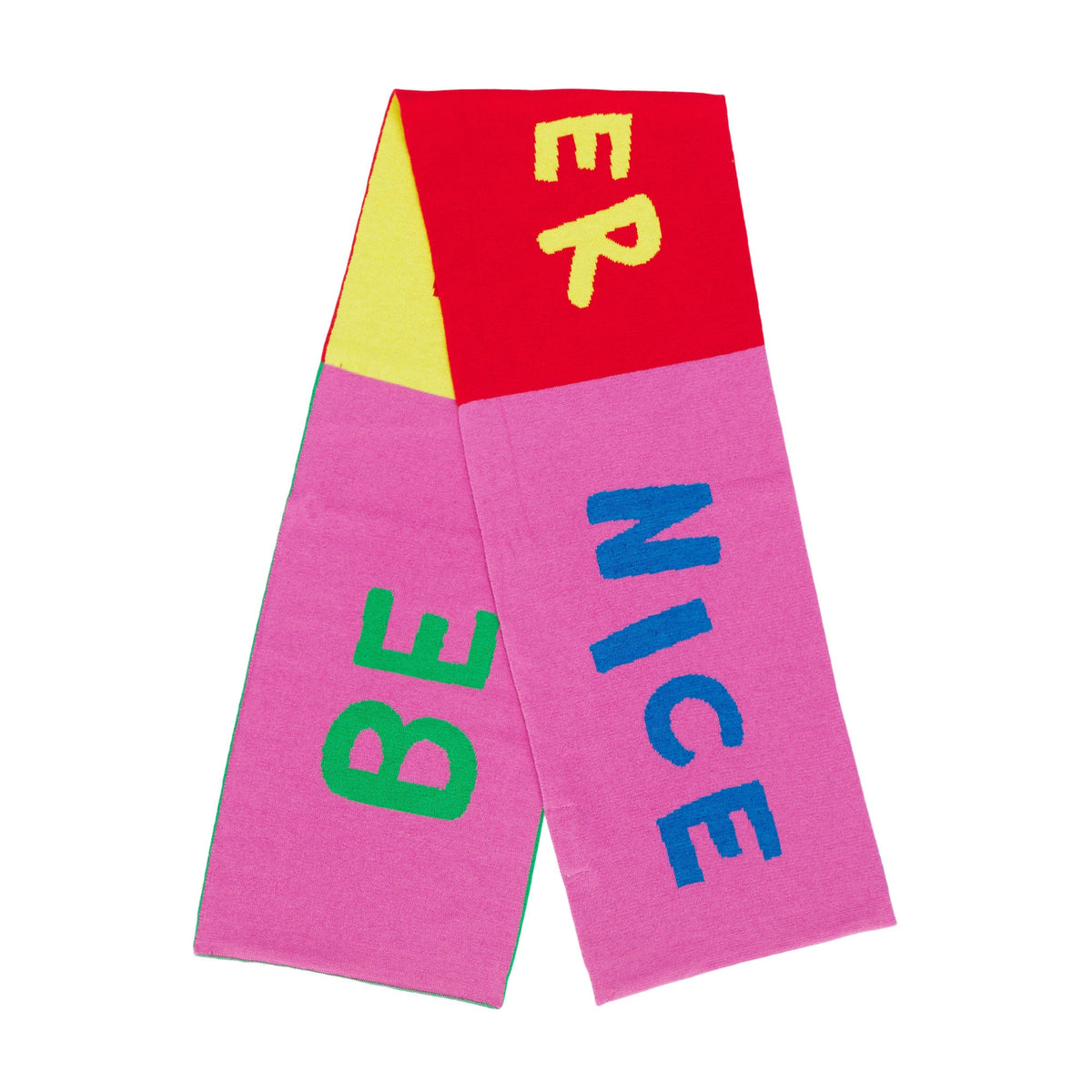 女童粉色Logo棉围巾