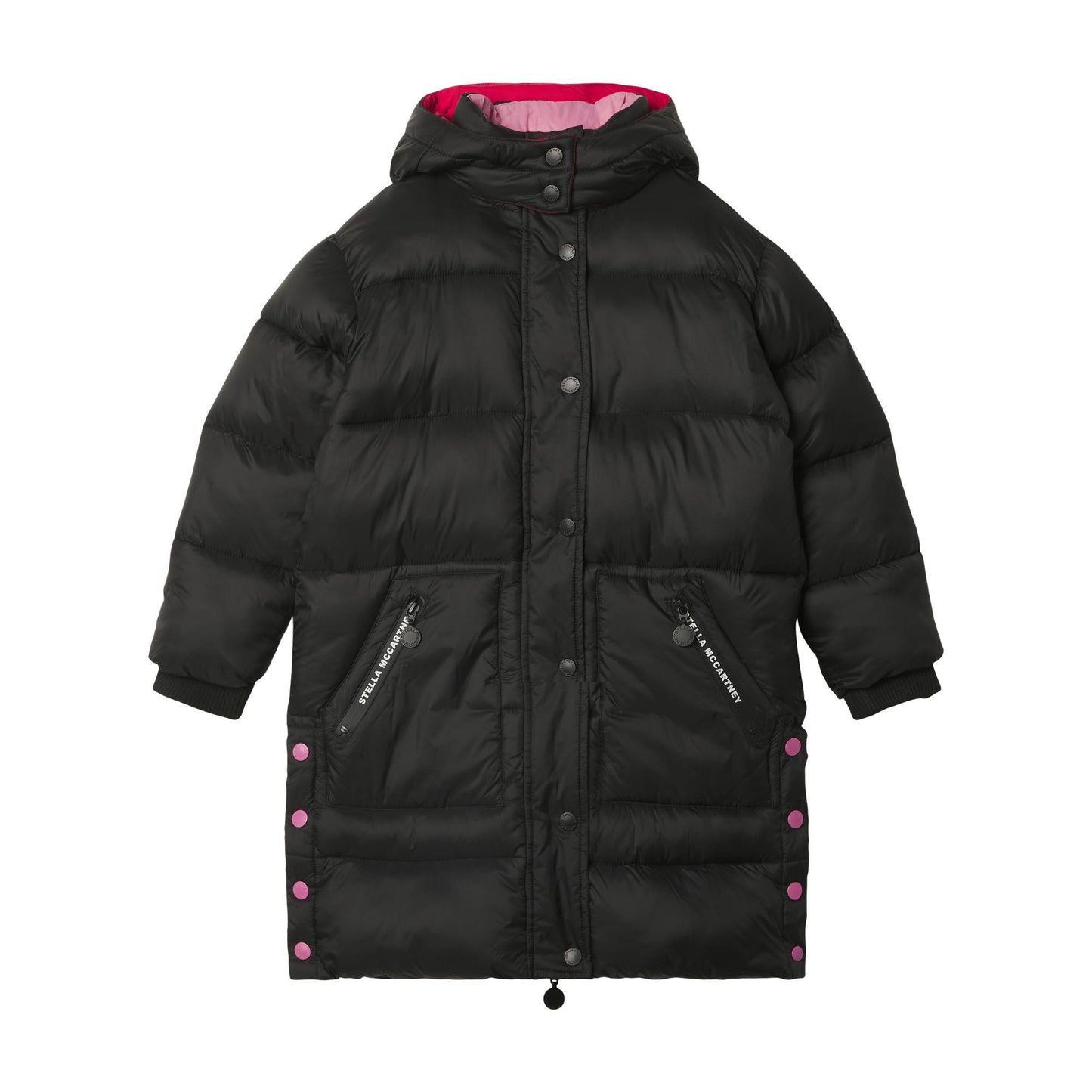 女童黑色Logo棉服