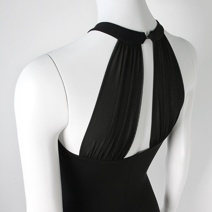 女士黑色芭蕾舞连体衣