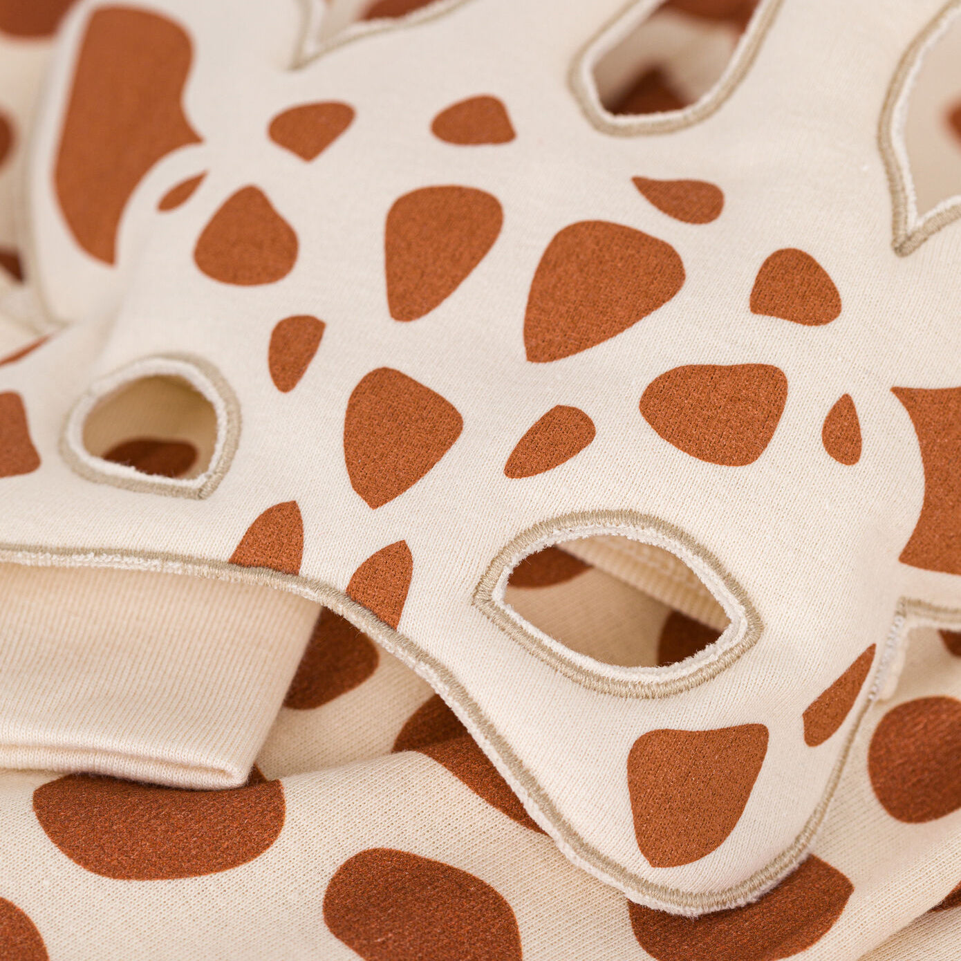 儿童棕色小鹿棉睡衣套装