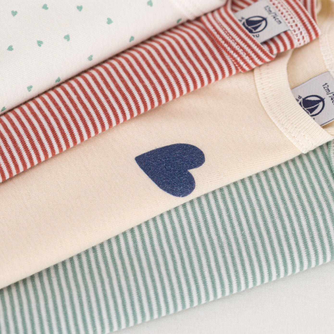 婴儿彩色棉连体衣套装(5件)