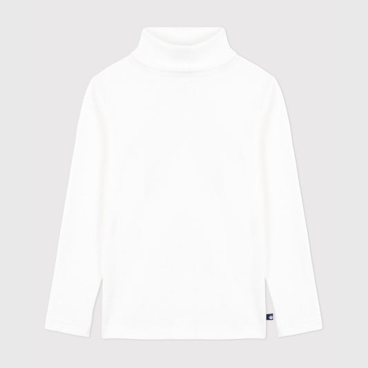 女童白色棉上衣