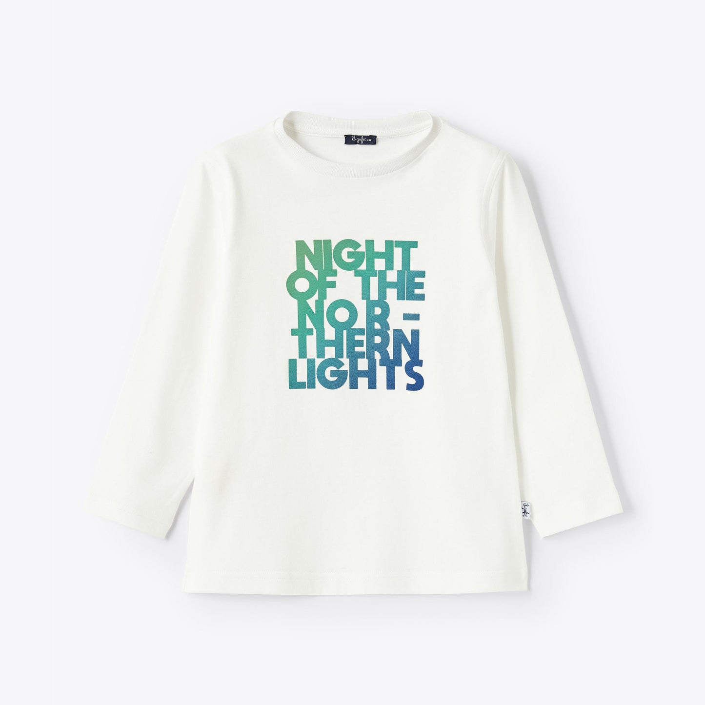 儿童白色Logo棉T恤