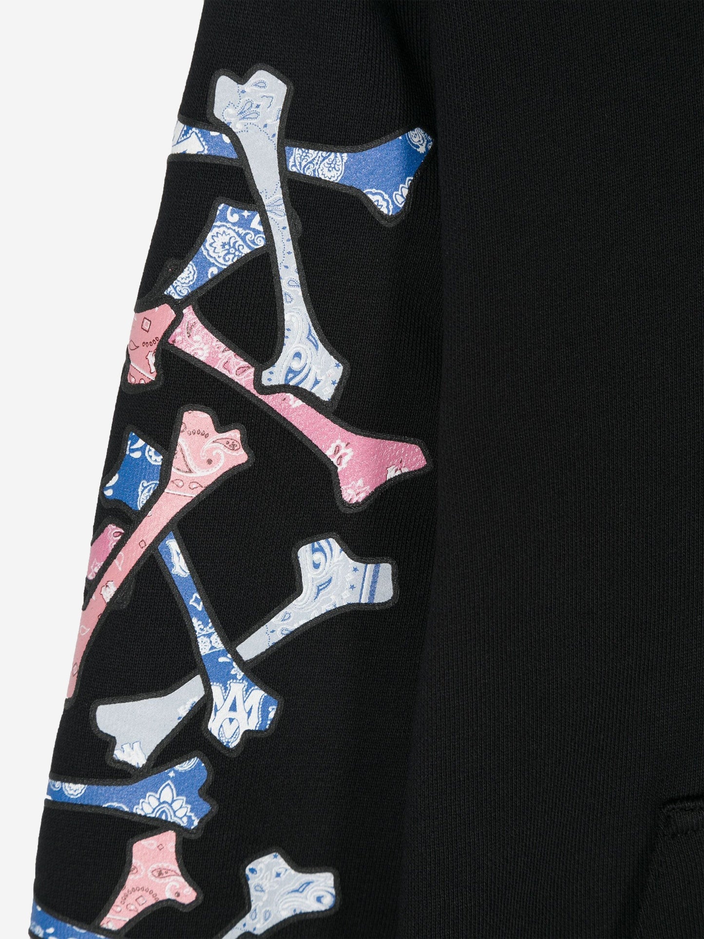 Amiri Kids Bandana Bones 连帽衫(黑色)