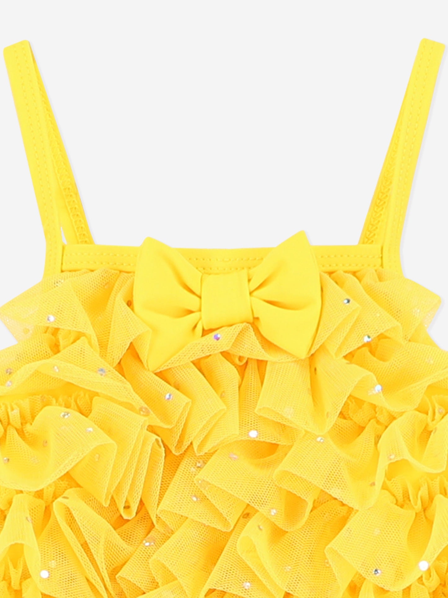 Baby Girls Minnow Sparkle Swimsuit in Yellow