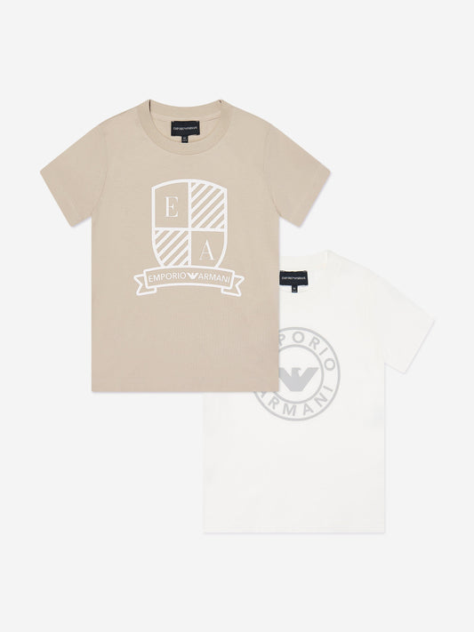 Emporio Armani 男童 T 恤两件套(多色)