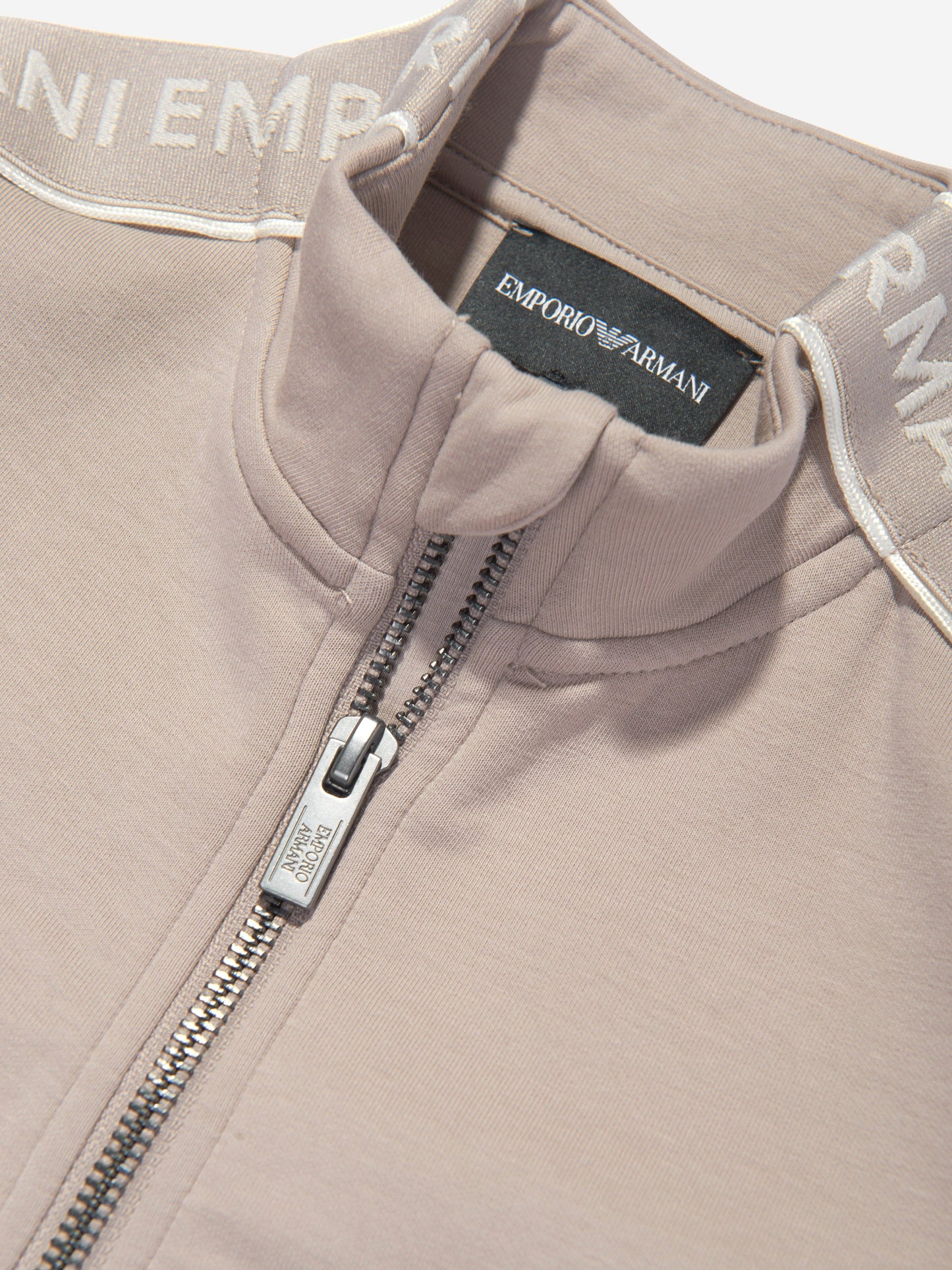 Emporio Armani 男童棕色运动夹克