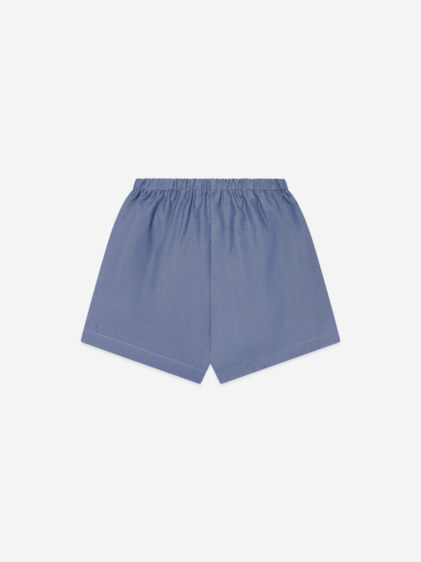 Emporio Armani 男婴蓝色 Chambray 短裤套装