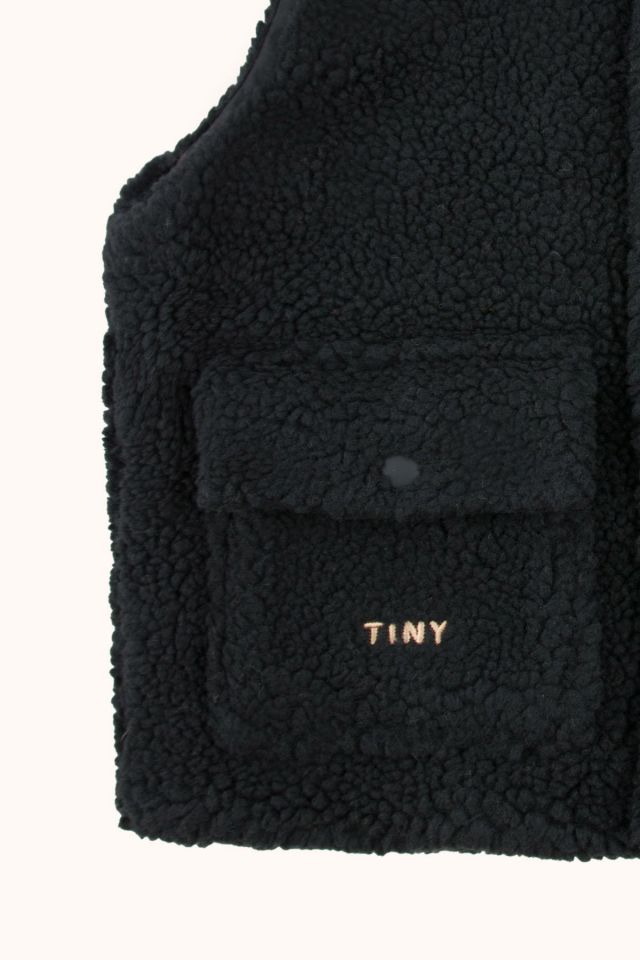 Boys & Girls Black Dog Sherpa Vest