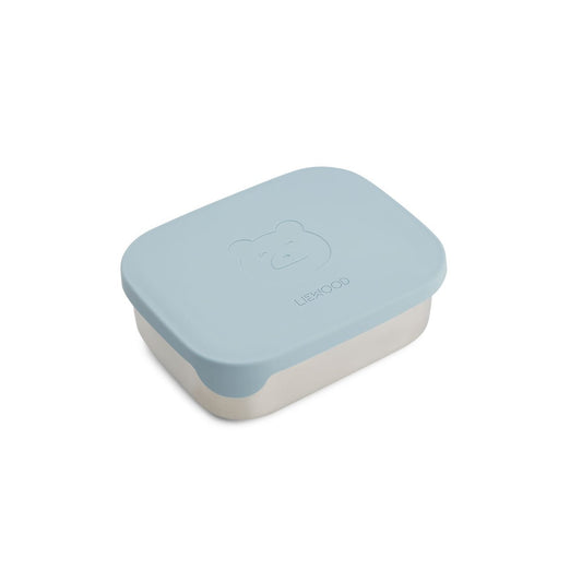 儿童蓝色小熊饭盒