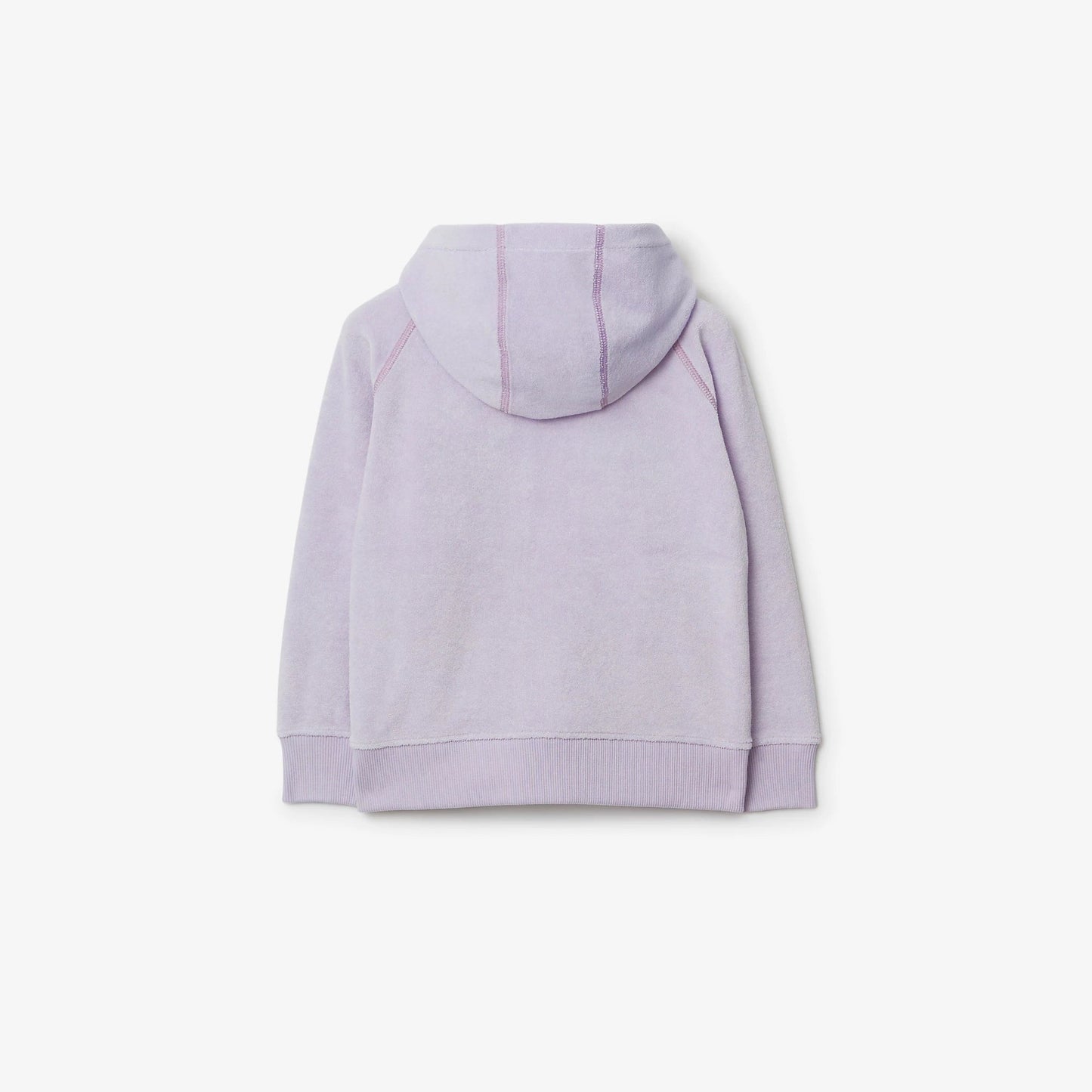女童丁香紫棉拉链上衣