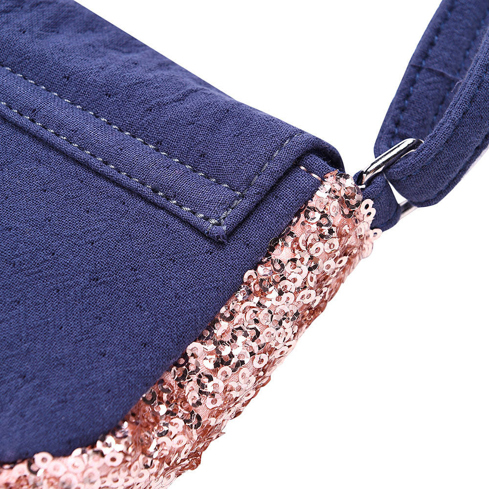Girls Dark Grey Tassel Trims 'Dika'Messenger Bags