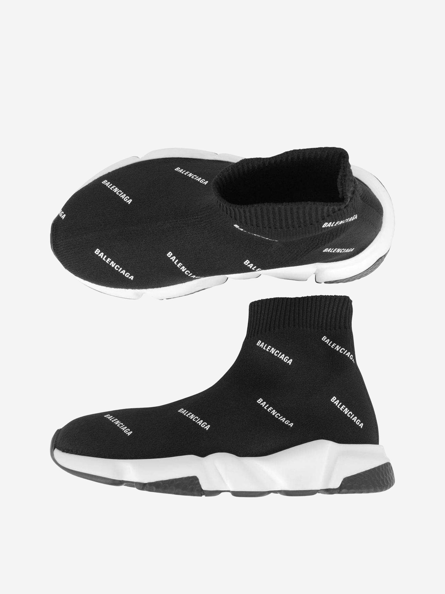 Balenciaga 徽标印花快速运动鞋