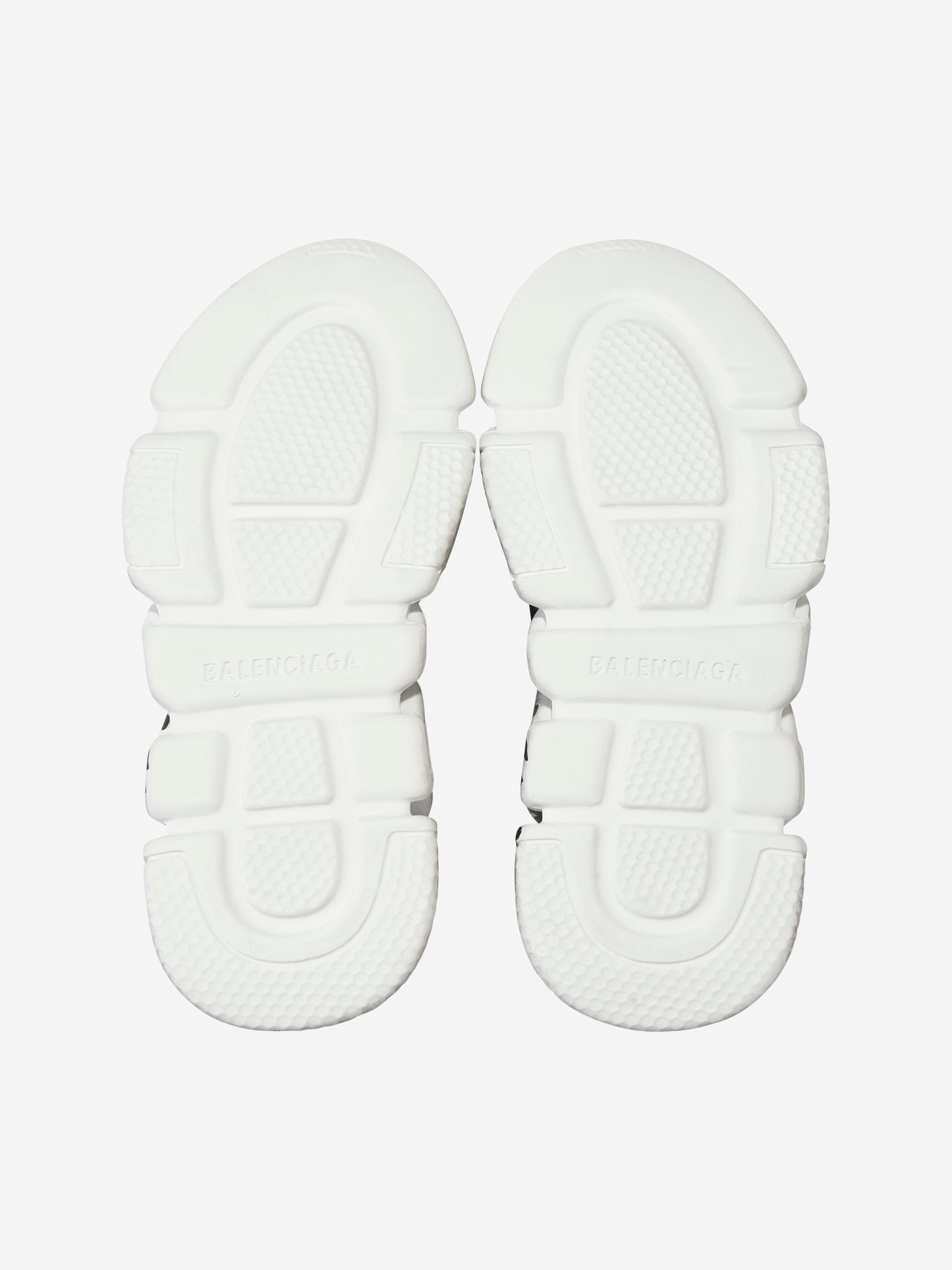 Balenciaga 儿童涂鸦鞋底快速训练鞋 (黑色)