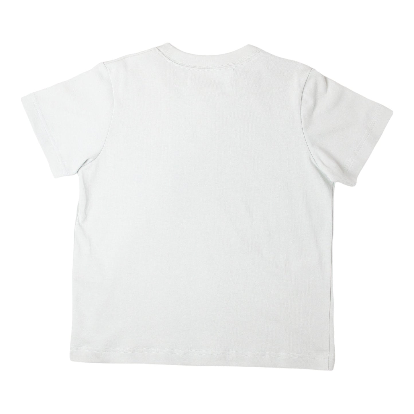 儿童浅蓝色印花棉T恤