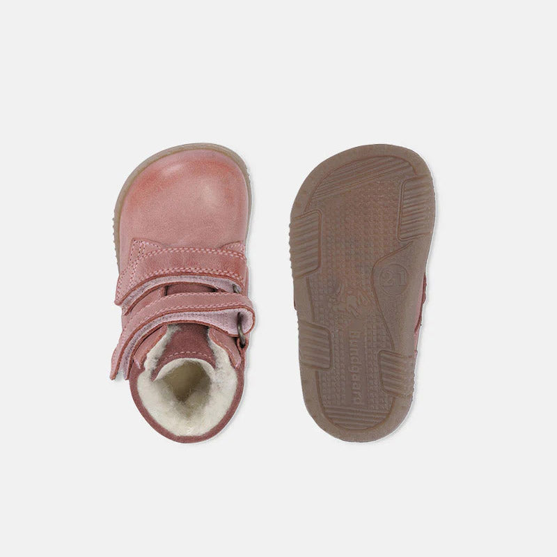 婴儿粉色"Rabbit Strap TEX"高帮鞋
