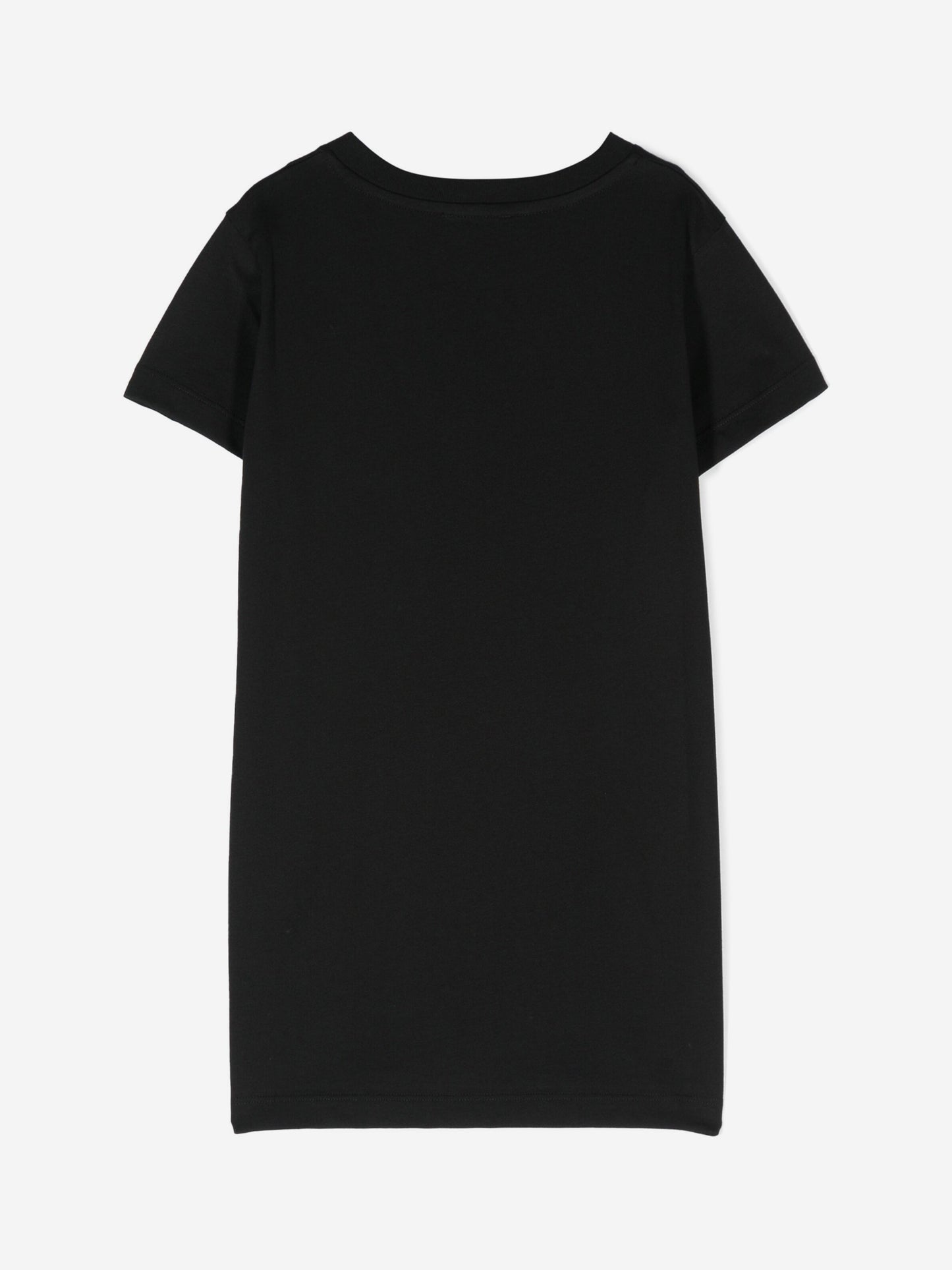 Balmain 女童巴黎徽标黑色针织连衣裙