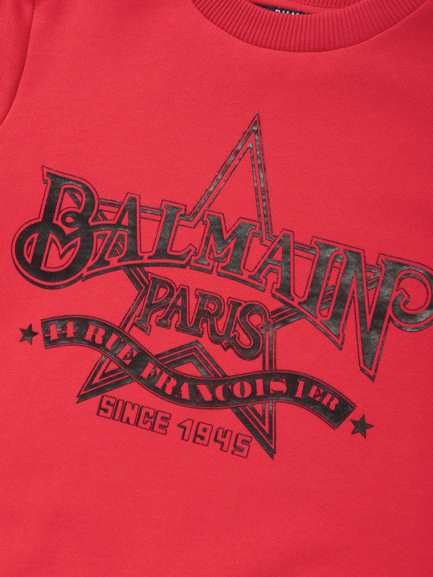 Balmain Kids 徽标运动衫(红色)