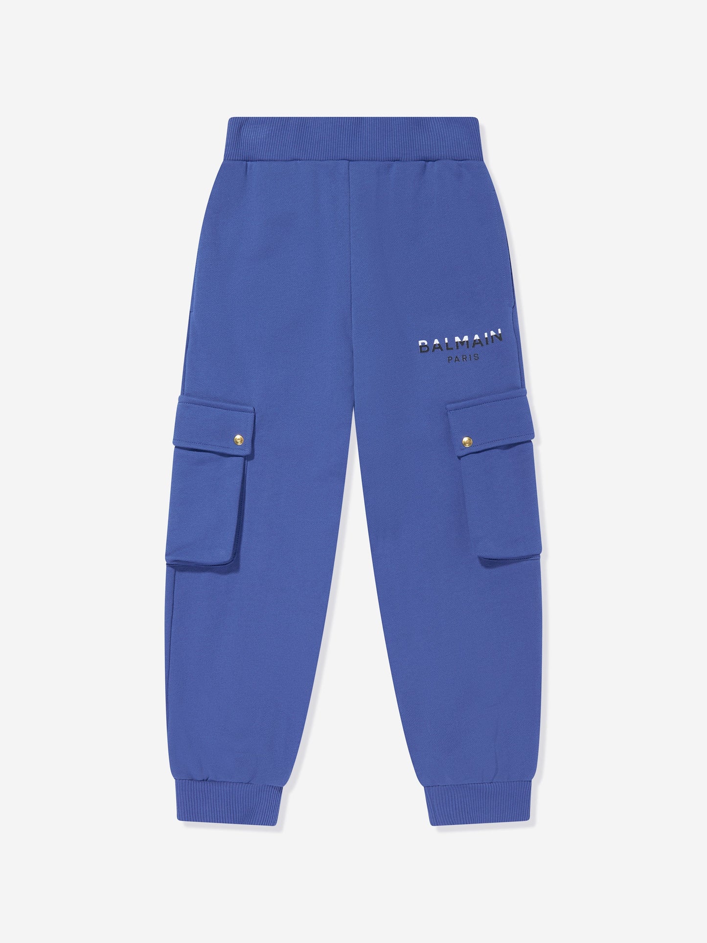 Balmain Boys 蓝色工装慢跑裤