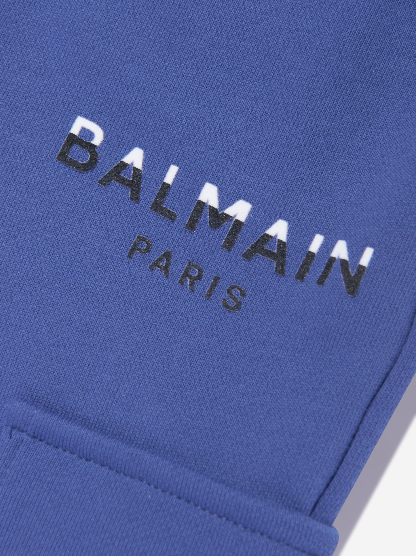 Balmain Boys 蓝色工装慢跑裤