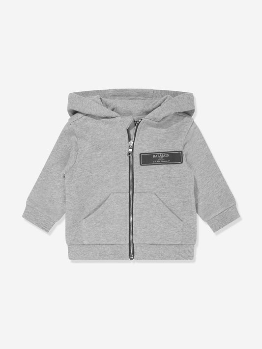 Balmain Baby 拉链上衣(灰色)