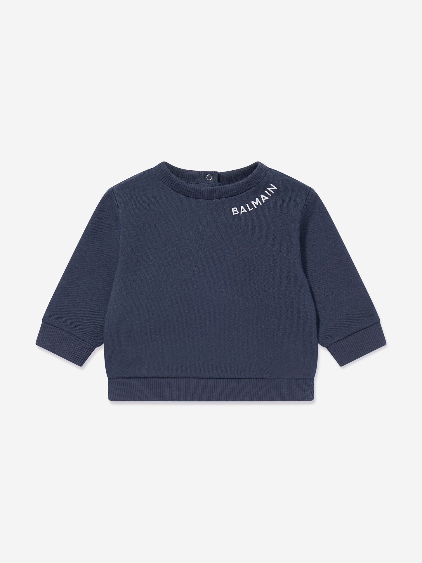 Balmain Baby Logo 海军蓝运动衫