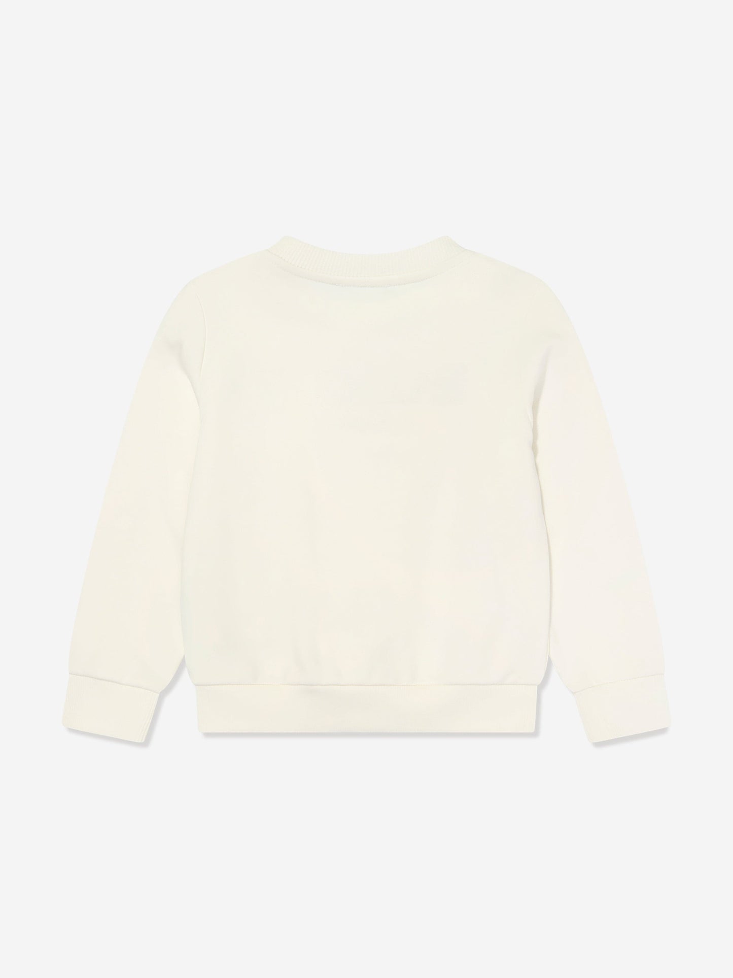 Balmain 女童巴黎徽标象牙色运动衫